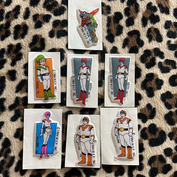 1984 VOLTRON Lion Force Vintage Puffy Sticker Cartoon Anime Robot 80s WEP Toy - Picture 17 of 17